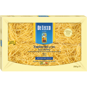 De Cecco Taglierini n°105, mit Ei, 250 g De Cecco Taglierini n°105, mit Ei, 250 g