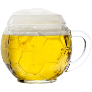 In/Out Stölzle Oberglas Bierkrug Fussball 0.4 l In/Out Stölzle Oberglas Bierkrug Fussball 0.4 l