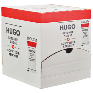 Hugo Schweizer Ketchup, 100 x 20 g Hugo Schweizer Ketchup, 100 x 20 g