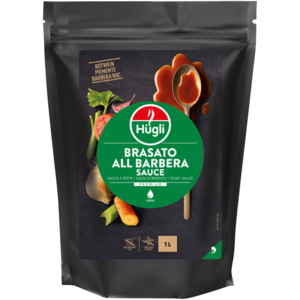 Hügli Premium, Brasato all Barbera Sauce, flüssig, 1 Lt