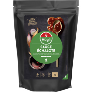 Hügli Premium, Rotwein Sauce Échalote, flüssig, 1 Lt Hügli Premium, Rotwein Sauce Échalote, flüssig, 1 Lt