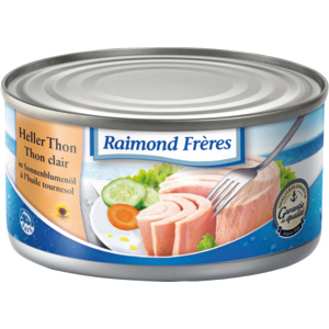 Raimond Frères Thon Tongol hell in Sonnenblumenöl, 200 g Raimond Frères Thon Tongol hell in Sonnenblumenöl, 200 g