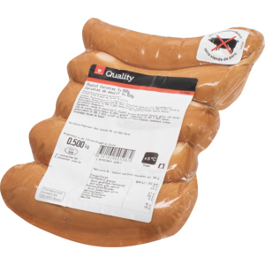 Quality Poulet Cervelas, 100 g