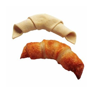 Bistro Boulangerie Schinkengipfeli, Teigling, tiefgekühlt, 50 x 80 g Bistro Boulangerie Schinkengipfeli, Teigling, tiefgekühlt, 50 x 80 g