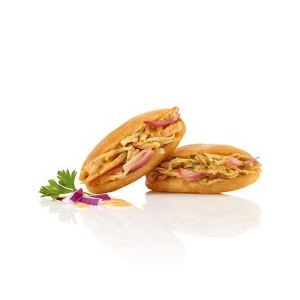 Salomon Pulled Cik'n® Silder Honey-Mustard, tiefgekühlt, 40 x 30 g Salomon Pulled Cik'n® Silder Honey-Mustard, tiefgekühlt, 40 x 30 g
