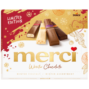 Merci Finest Selection, Winter Chocolate Vielfalt, 250 g