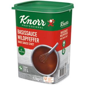 Knorr Professional Basis für Wildpfeffer, 1,1 kg Knorr Professional Basis für Wildpfeffer, 1,1 kg