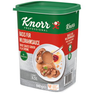 Knorr Professional Wildrahmsauce instantlöslich, 840 g Knorr Professional Wildrahmsauce instantlöslich, 840 g