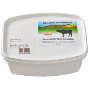 Schangnauer Büffel Mozzarella, 6 x 125 g Schangnauer Büffel Mozzarella, 6 x 125 g