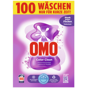 Omo Vollwaschmittel Color Clean, 100 WG Omo Vollwaschmittel Color Clean, 100 WG