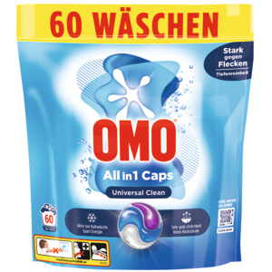 Omo All-in-1 Caps Universal, 60 Waschgänge Omo All-in-1 Caps Universal, 60 Waschgänge