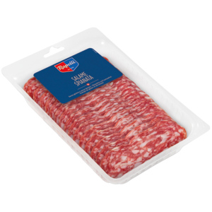 Rapelli Salami Spianata geschnitten, 500g Rapelli Salami Spianata geschnitten, 500g