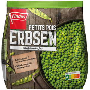 Findus Gartenerbsen fein, TK, 8 x 800 g