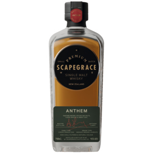 Scapegrace Anthem Single Malt Whisky 46% 70cl Scapegrace Anthem Single Malt Whisky 46% 70cl
