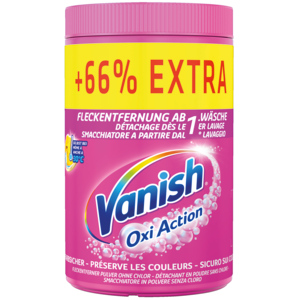 Vanish Oxi Action Fleckenentferner pink, 1,5 kg Vanish Oxi Action Fleckenentferner pink, 1,5 kg