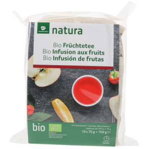 Natura Bio Früchtetee, Grossbeutel, 10 x 10 x 70 g Natura Bio Früchtetee, Grossbeutel, 10 x 10 x 70 g