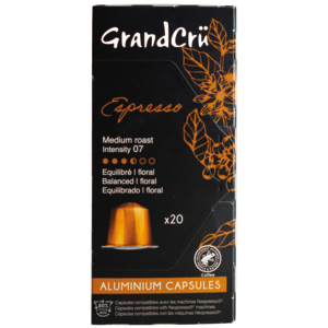 Grand Crü Espresso, 20 Kapseln (Nespresso kompatibel) Grand Crü Espresso, 20 Kapseln (Nespresso kompatibel)