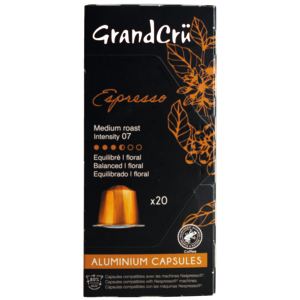 Grand Crü Espresso, 20 Kapseln (Nespresso kompatibel) Grand Crü Espresso, 20 Kapseln (Nespresso kompatibel)