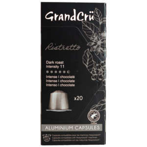 Grand Crü Ristretto, 20 Kapseln (Nespresso kompatibel) Grand Crü Ristretto, 20 Kapseln (Nespresso kompatibel)