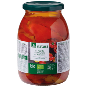 Natura Bio Paprika, gegrillt, 970 g