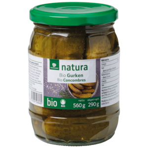 Natura Bio Knospe, Gurken, 560 g