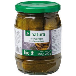Natura Bio Knospe, Gurken, 560 g