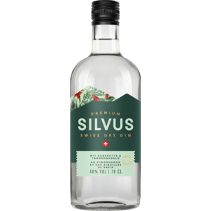 Silvus Swiss Dry Gin 40% 70cl