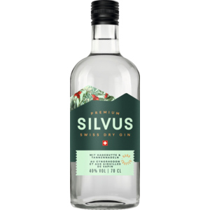 Silvus Swiss Dry Gin 40% 70cl Silvus Swiss Dry Gin 40% 70cl