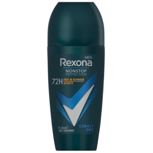 Rexona Deo Roll-on Men Nonstop, Cobalt, 2 x 50 ml Rexona Deo Roll-on Men Nonstop, Cobalt, 2 x 50 ml
