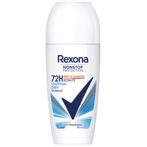 Rexona Deo Roll-on Nonstop, Cotton, 2 x 50 ml Rexona Deo Roll-on Nonstop, Cotton, 2 x 50 ml