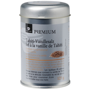Premium Tahiti Vanillesalz, 125 g Premium Tahiti Vanillesalz, 125 g
