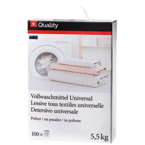 Quality Vollwaschmittel Pulver Universal, 100 WG Quality Vollwaschmittel Pulver Universal, 100 WG