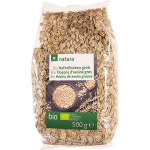 Natura Bio Haferflocken grob, 500 g