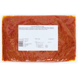 Gastronomics Tikka Masala Sauce, vegan, 1,2 kg Gastronomics Tikka Masala Sauce, vegan, 1,2 kg