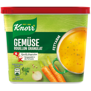 Knorr Gemüse Extrakt Bouillon, Granulat, fettarm, 600 g Knorr Gemüse Extrakt Bouillon, Granulat, fettarm, 600 g