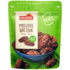 Nectaflor Bio Datteln Medjool, soft, 150 g Nectaflor Bio Datteln Medjool, soft, 150 g