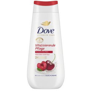 Dove Dusch Advanced Care Cherry Chia, 3 x 225 ml Dove Dusch Advanced Care Cherry Chia, 3 x 225 ml