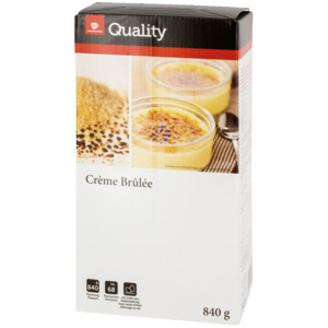 Quality Crème Brûlée, 840 g Quality Crème Brûlée, 840 g