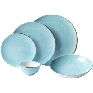 Costaverde Rustico Teller flach, Ø 28 cm, türkis Costaverde Rustico Teller flach, Ø 28 cm, türkis