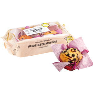 Weizenfrei Muffin Mix Choco & Blueberry, glutenfrei, tiefgekühlt, 7 x 2 x 70 g Weizenfrei Muffin Mix Choco & Blueberry, glutenfrei, tiefgekühlt, 7 x 2 x 70 g