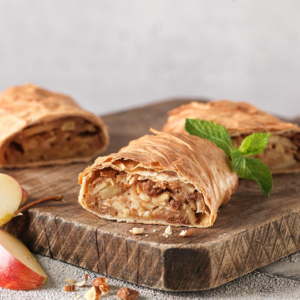 Delicool Wiener Apfelstrudel, Schnitten, tiefgekühlt, 40 x 150 g