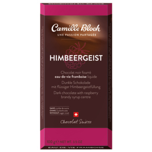 Camille Bloch Himbeergeist, ohne Kruste, 100 g Camille Bloch Himbeergeist, ohne Kruste, 100 g