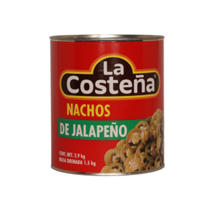 La Costeña Chiles Jalapẽnos Nachos, 2.9 kg