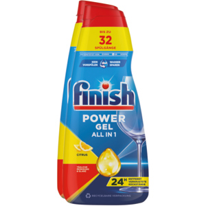Finish Power Gel Duo Citrus 2 x 650 ml