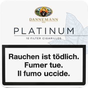 Dannemann Platinum Cigarillos, Pack zu 5 Etui x 10 Stück