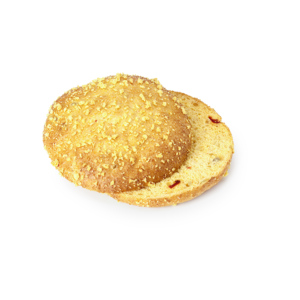 Kern & Sammet Spicy Bun Mais Chili, geschnitten, tiefgekühlt, Ø 11 cm, 35 x 80 g