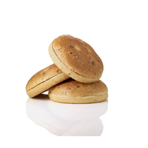 Salomon Focaccia Burger Bun, vegan, vorgeschnitten Ø 11,5 cm, tiefgekühlt, 30 x 80 g Salomon Focaccia Burger Bun, vegan, vorgeschnitten Ø 11,5 cm, tiefgekühlt, 30 x 80 g