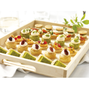 Traiteur de Paris Canapés, vegetarisch, assortiert, tiefgekühlt, 54 x 10 g Traiteur de Paris Canapés, vegetarisch, assortiert, tiefgekühlt, 54 x 10 g