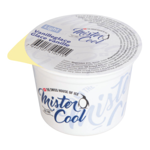 Mister Cool Glace Vanille, light, Care Becher, 30 x 100 ml