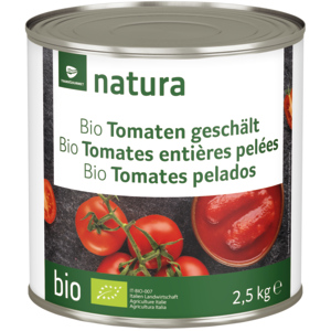 Natura Bio Tomaten geschält, 6 x 2,5 kg Natura Bio Tomaten geschält, 6 x 2,5 kg